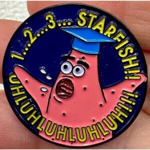 Walmart Pin - 1 2 3 Starfish - Hogeye 2018 Backside